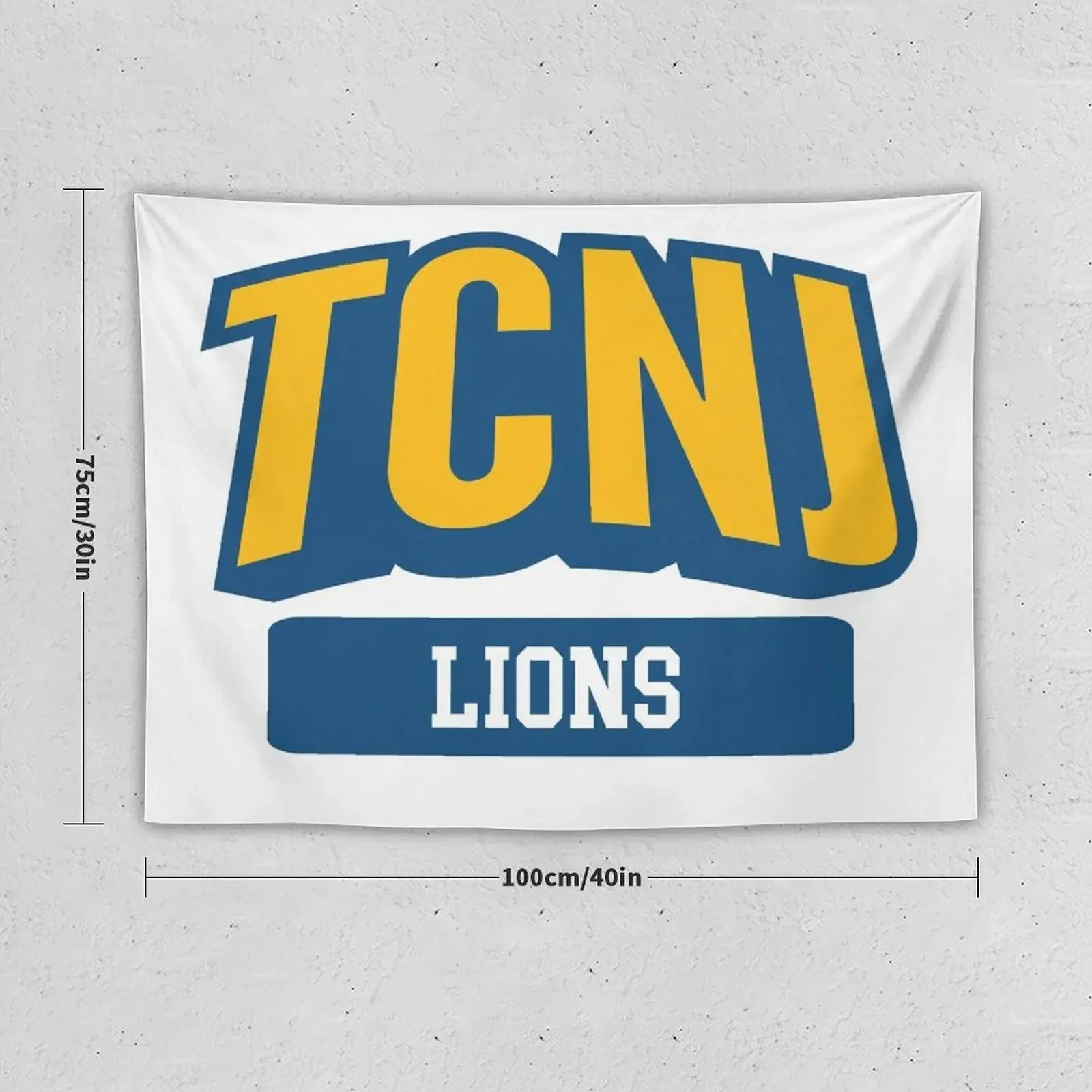 TCNJ Lions Collegiate Arch Tapestry Bedroom Organization And Decoration Bedroom Decorations Room Decoration Aesthetic Tapestry