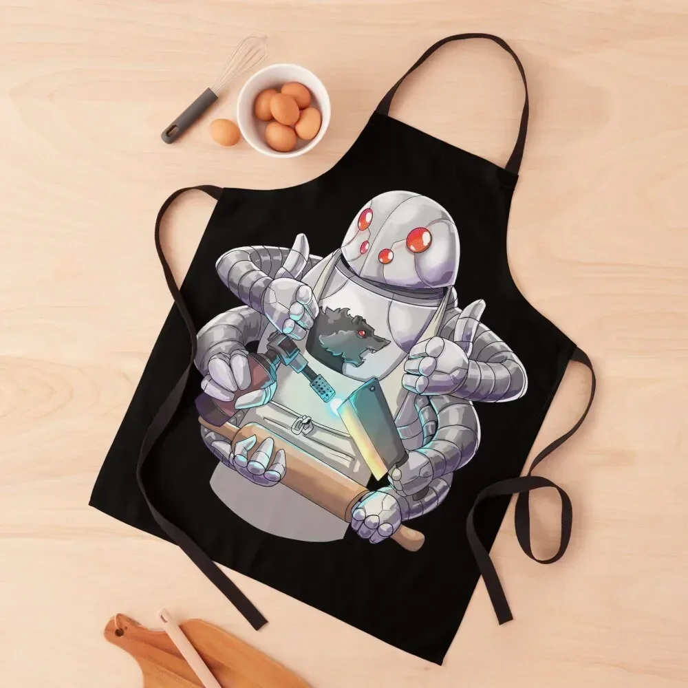 Boris the Chefbot Apron Teacher For Women Kitchen Apron