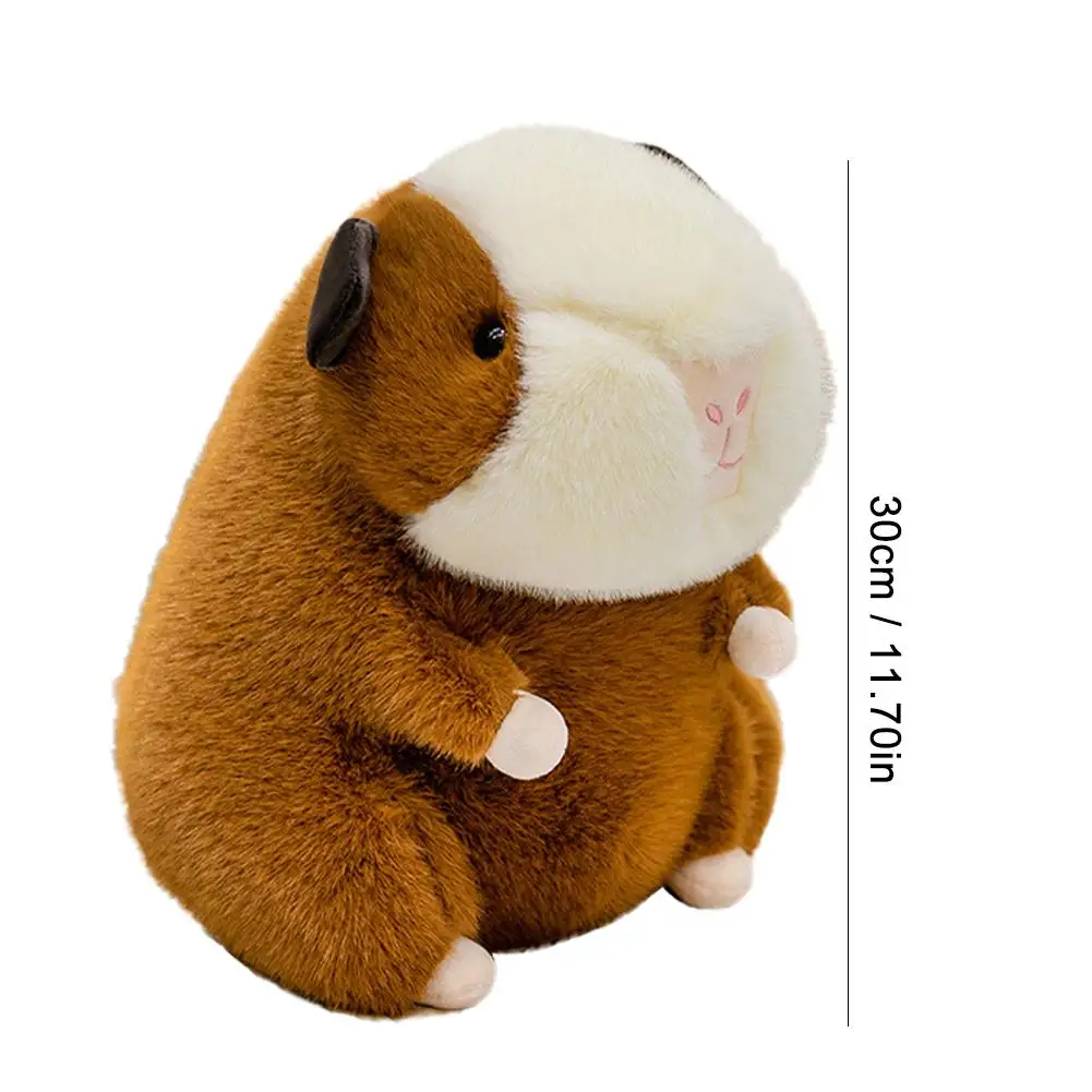 30CM Nette Echte Leben Meerschweinchen Plüsch Spielzeug Puppe Kawaii Piggy Puppe Stofftiere Simulation Tier Kissen Schöne Geburtstag geschenk