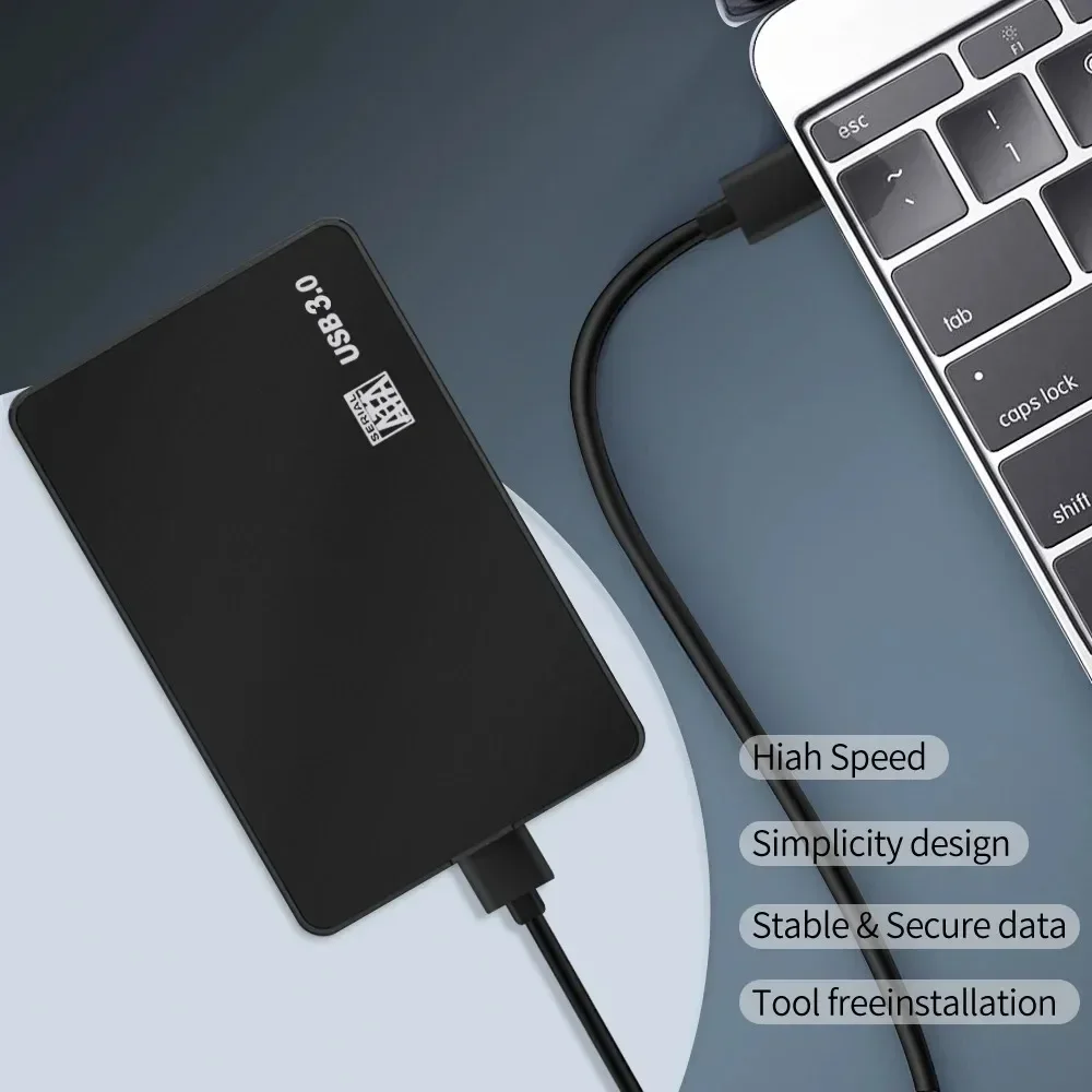 USB 3.0 To 2.5 Inch Hard Drive Case SATA HDD SSD Enclosure 5Gbps External Hard Drive Disk Box for PC Laptop Smartphone PC Laptop