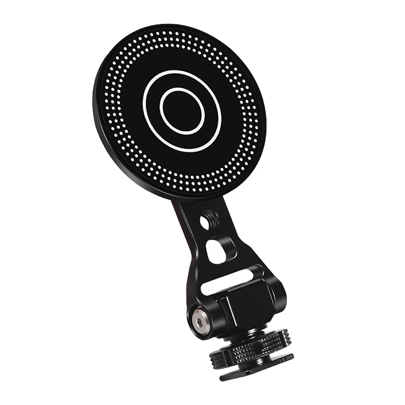 Neue Magnetische 10W Drahtlose Ladegerät Handy Halter Stehen Kugelkopf Tilt 1/4 Kalten Schuh Halterung für iPhone Magsafe magnet Halterung – Detail 14
