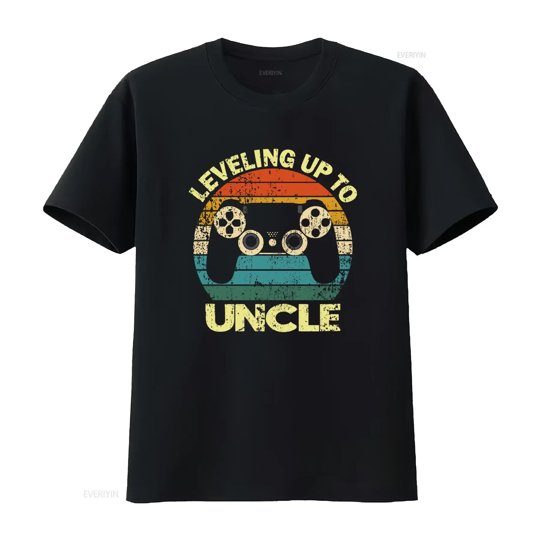 Leveling Up To Uncle Video Game Controller Retro T Shirt Best Ever Future Promoted Leveled First Time vintage Washed Soft