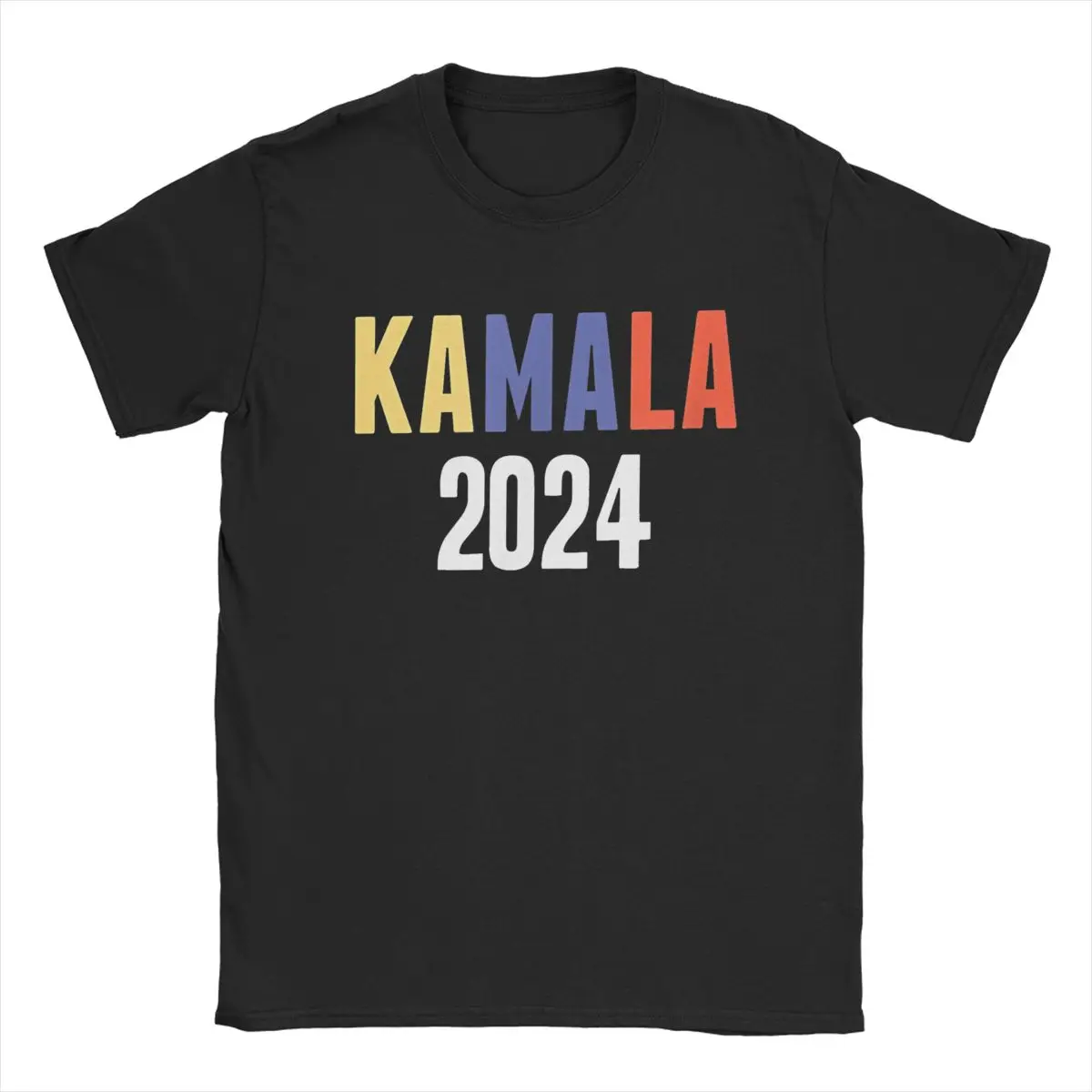 Men's T-Shirt Kamala Harris 2024 President Campaign Novelty Cotton Tee Shirt Short Sleeve Joe Biden T Shirt Crew Neck Clothing