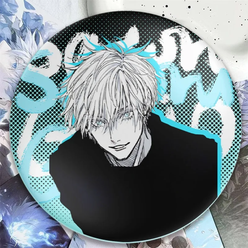 Jujutsu Kaisen Gojo Satoru Minimalistische Creatieve Film Perifere Broche Hoge Waarde Persoonlijkheid Cartoon Badge Decoratieve Hanger