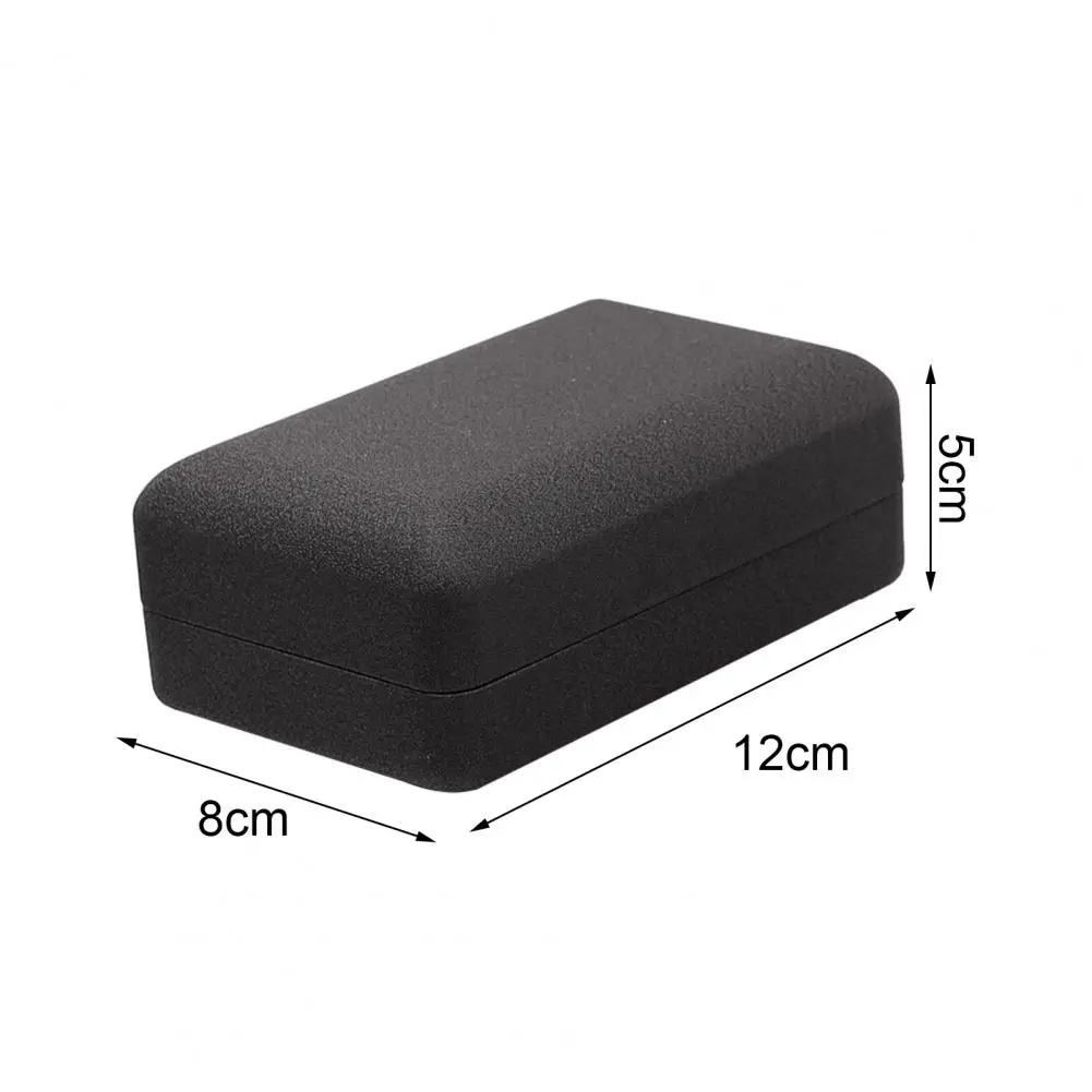Microfiber Ring Box Compact Stylish Ring Storage Box with Multiple Grids Soft Jewelry Organizer Tray Portable Small for Rings