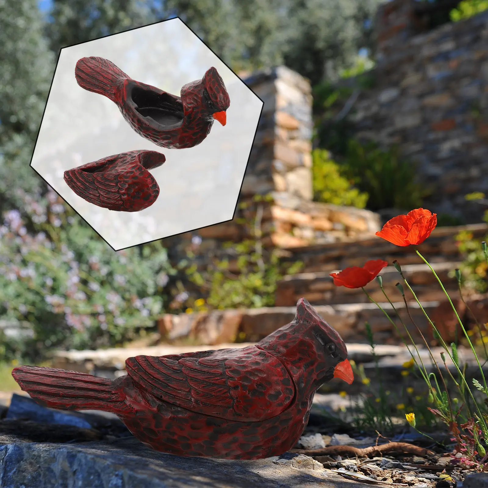 Fake Key Hider Outdoor Stone Storage Halloween Christmas New Year Decor Key Holder Decorative Key Holder Resin