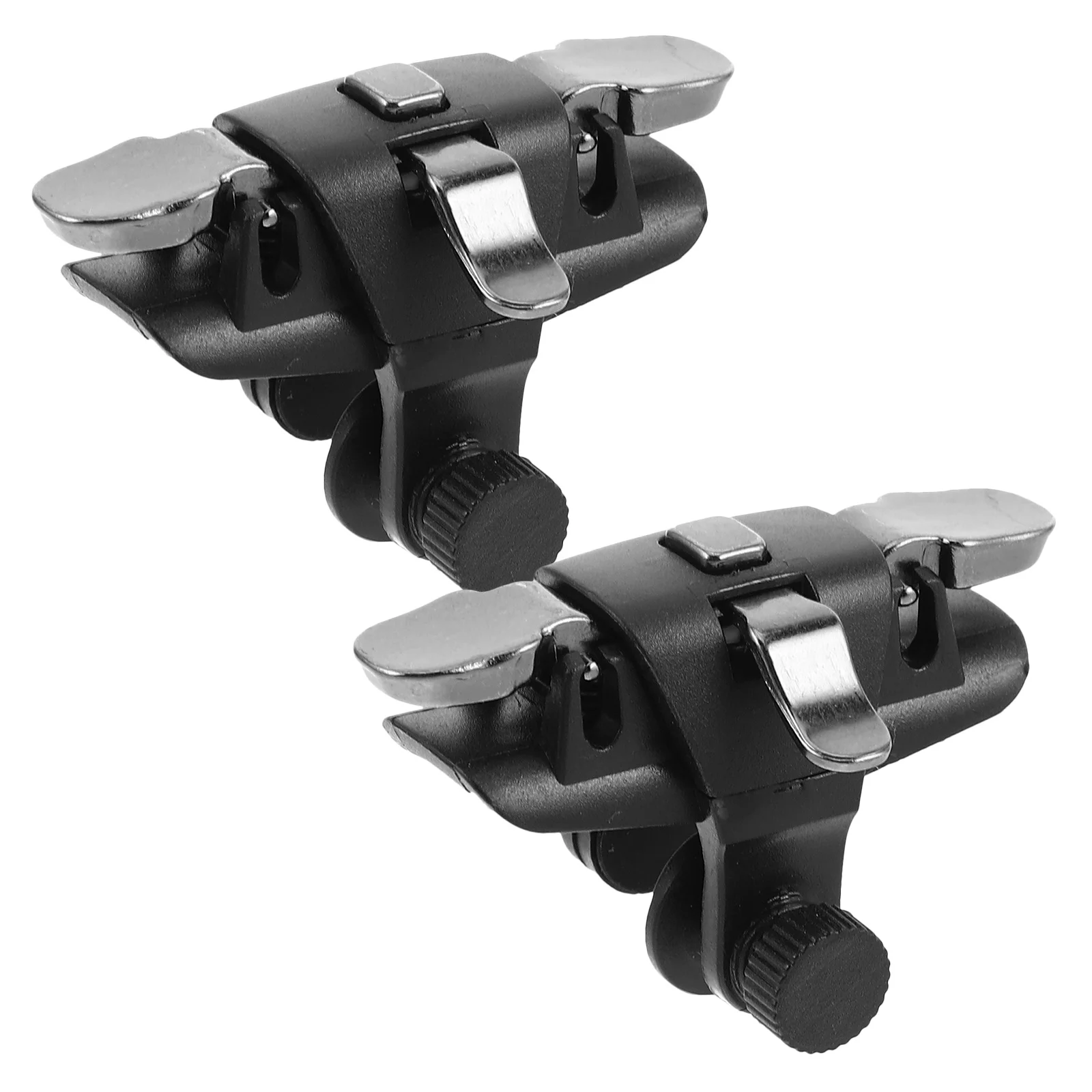 

2pcs Mobile Game Trigger High Precision Universal Compatibility Quick Installation Portable Lightweight Abs Zinc Alloy For