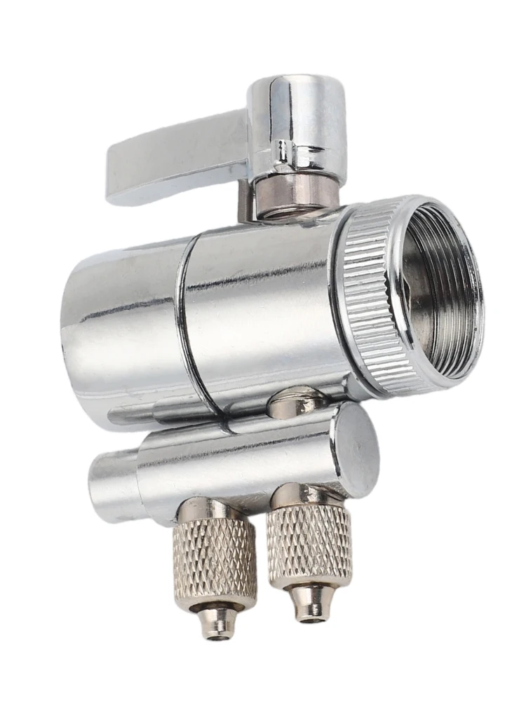 Replacement Diverter Valve Accessory 1/4 Inch Tubing Connector For Water Filters Purifiers Two Way Home Kitchen