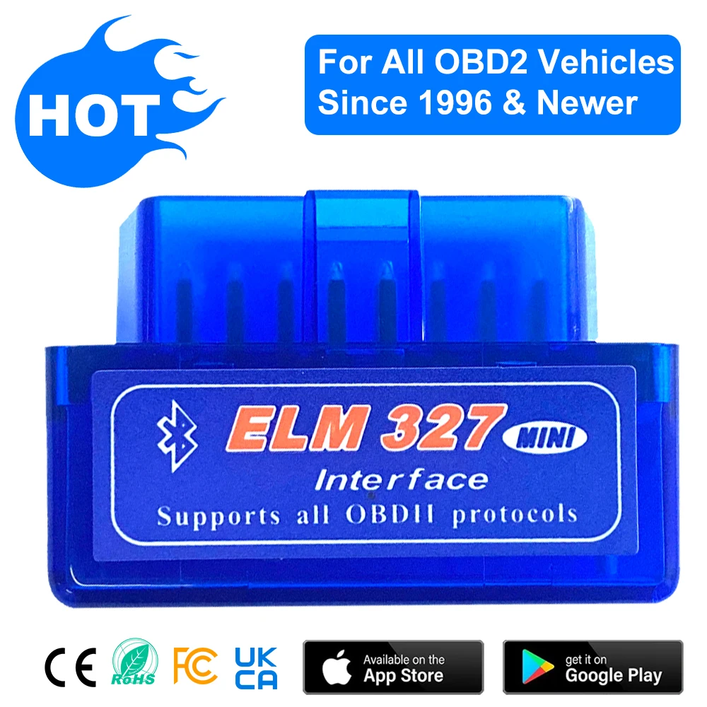 Plug and Play Car Scanner Full Function Hand Held OBDII 16pin Elm327 Obd2 Obd Device Diagnostic Interface Code Reader