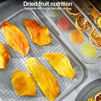 8vrstvá nerezová sušička potravin s digitální teplotní obrazovkou, sušička potravin, ovoce, maso, zelenina, sušička vzduchu 10 nejlepší prodej lyofilizace - №4