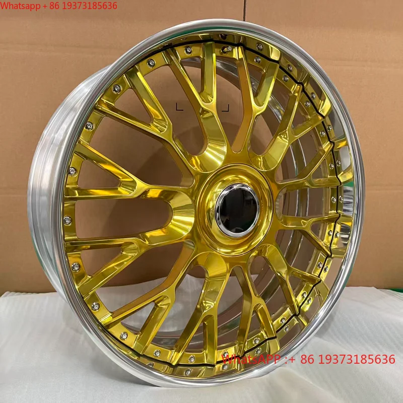 LZT-1167 Forged Wheels Polished Chrome Wheels 2PC 20 22 24 26 Inch 5x120 5x130 Rims for Chevrolet Suburban Silverado 1500 2500