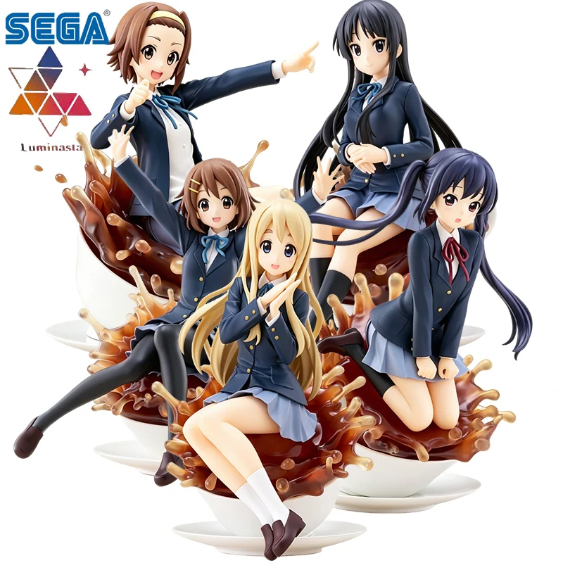 SEGA K-ON! Figuras de Acción de Anime en PVC de Luminasta: Hirasawa Yui, Nakano Azusa, Akiyama Mio, Kotobuki Tsumugi, Tainaka Ritsu
