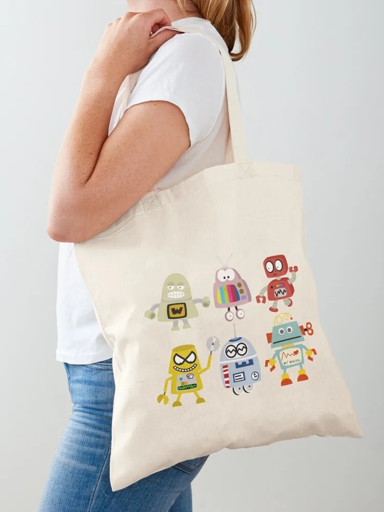 

Robot Tote Bag women bag Women's beach bags tote bag university free delivery bags