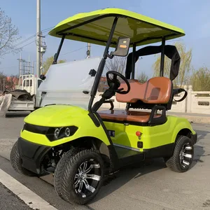 Golf arabası, koltuk minderli elektrikli, av için araba-yeni enerji, sigorta, 2 kişilik, pil lityum, 72V 8 mini elektrikli otomobillerin en çok satan 2 koltuklu-no. 4