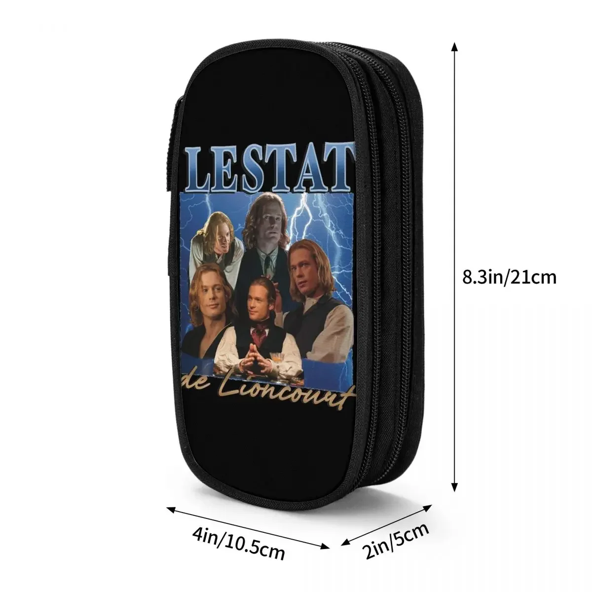Lestat De Lioncourt Interview mit dem Vampir-Merch-Stiftbox, großes Fassungsvermögen, Schulzubehör, Bleistiftbox, perfekte Geschenke