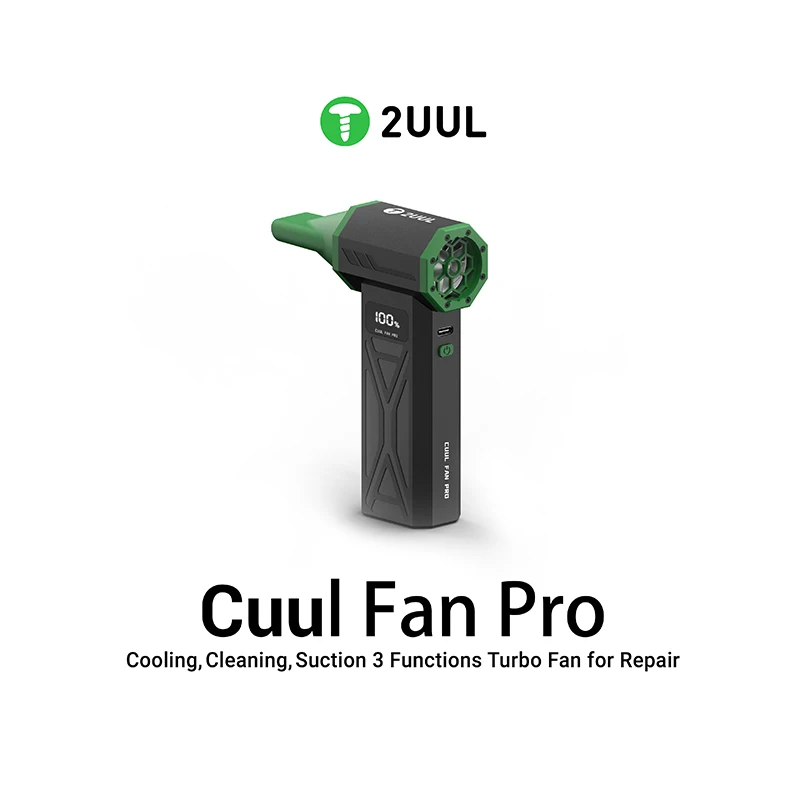 

2UUL DA97 Cuul Fan Pro Охлаждающий чистящий всасывающий турбовентилятор 3-в-1 для ремонта мобильных телефонов Инструменты охлаждающего вентилятора