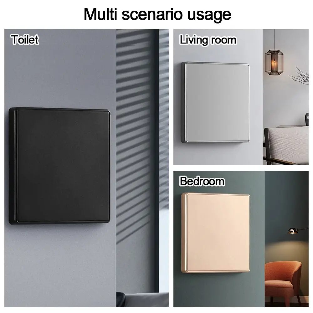 Home Decoration 86 Type Wall Hole Cover Thickened Switch Cover Plate Wall Blank Panel Home Improvement