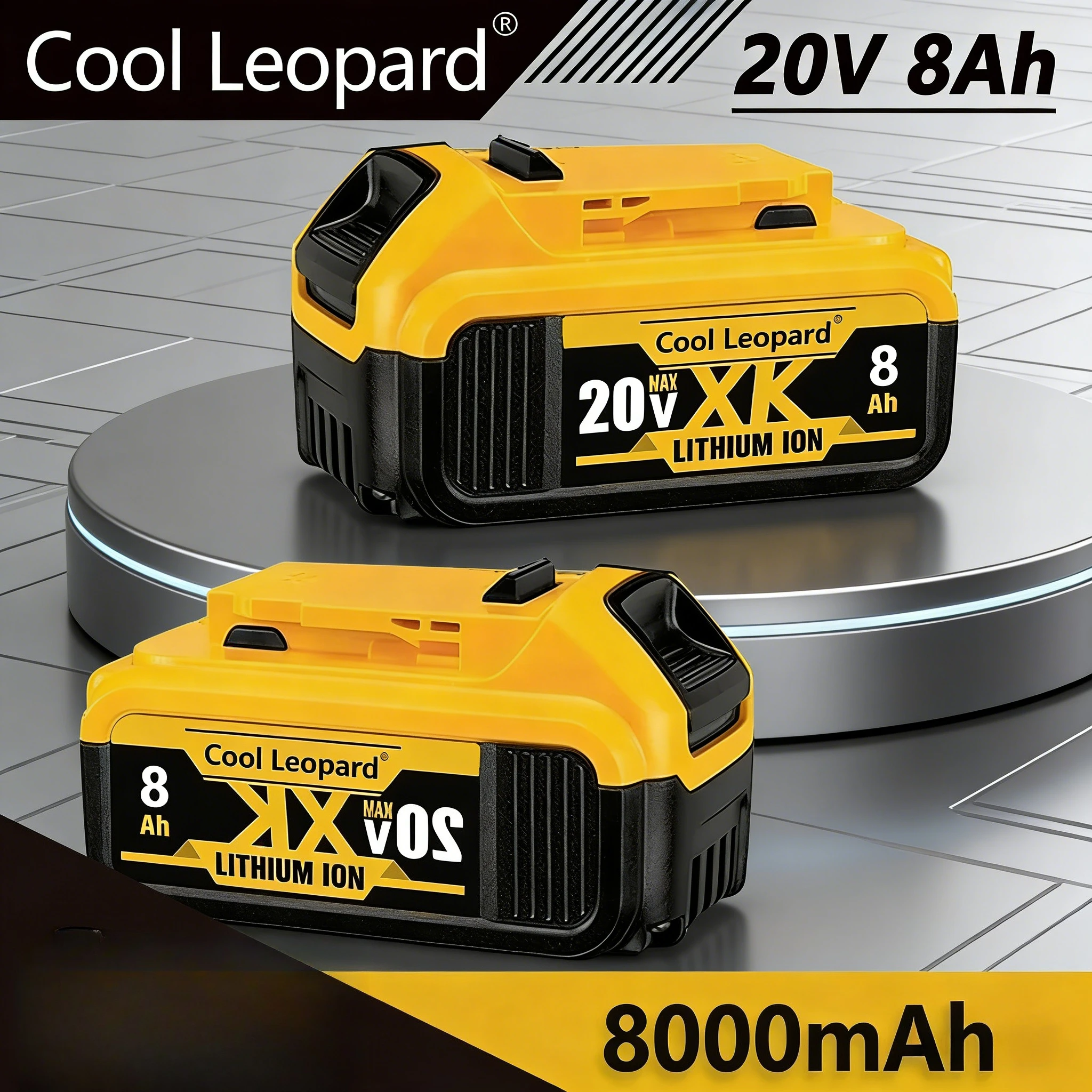 

Новый аккумулятор для инструментов DEWALT 20V 6Ah/12Ah, зарядное устройство DCB1104, литий-ионный аккумулятор, совместим с DEWALT DCB115, DCB118