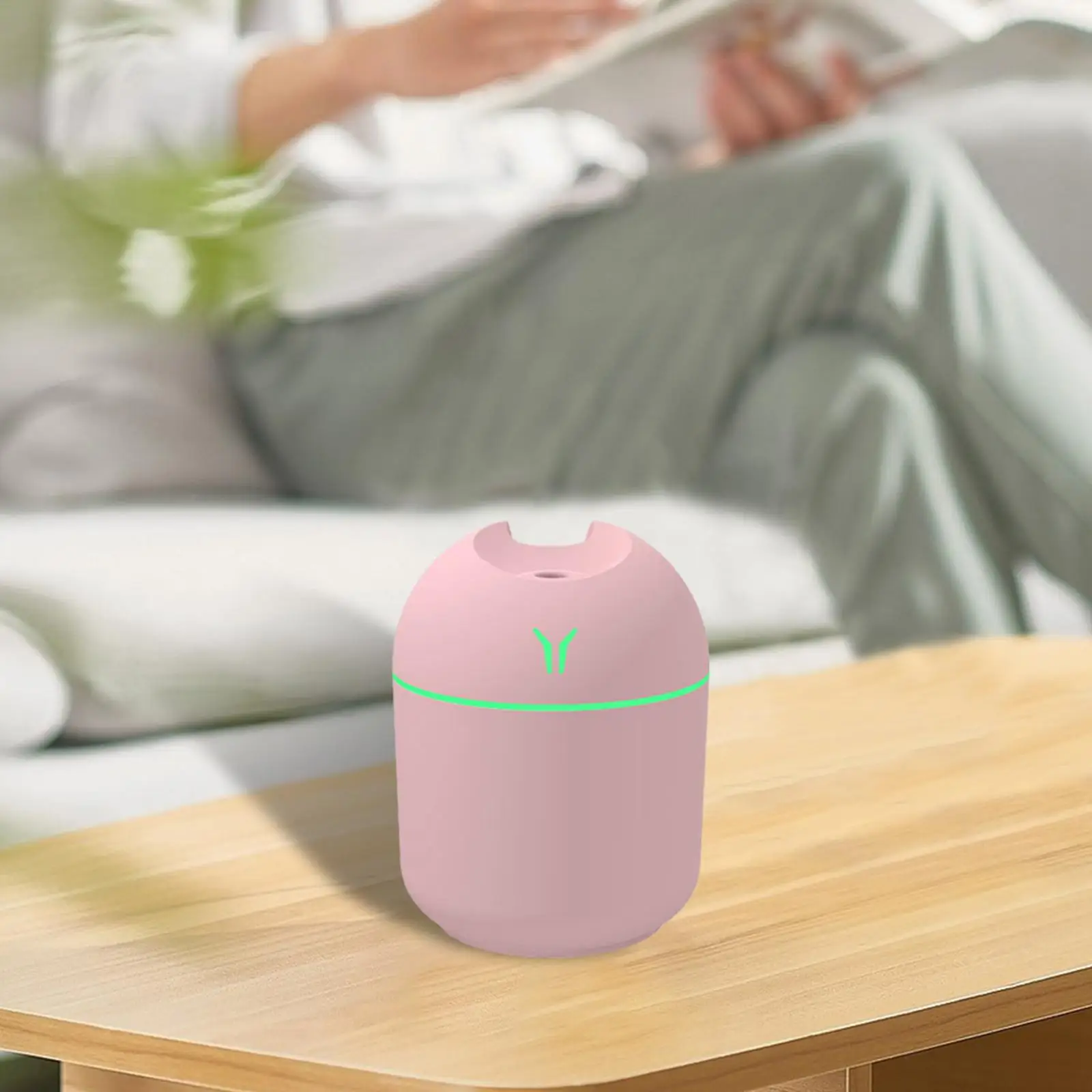 المحمولة USB الهواء المرطب 250 مللي منضدية صغيرة ضباب الناشر هادئة ليلة ضوء ديكور للمنزل مكتب غرفة الحضانة