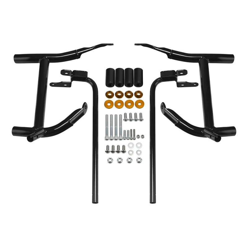 

Мотоциклетная седельная сумка, кронштейн, защитные дуги, подходят для Harley Road King Street Glide 2014-2023 2015 2017 2018 2019 2020 2021