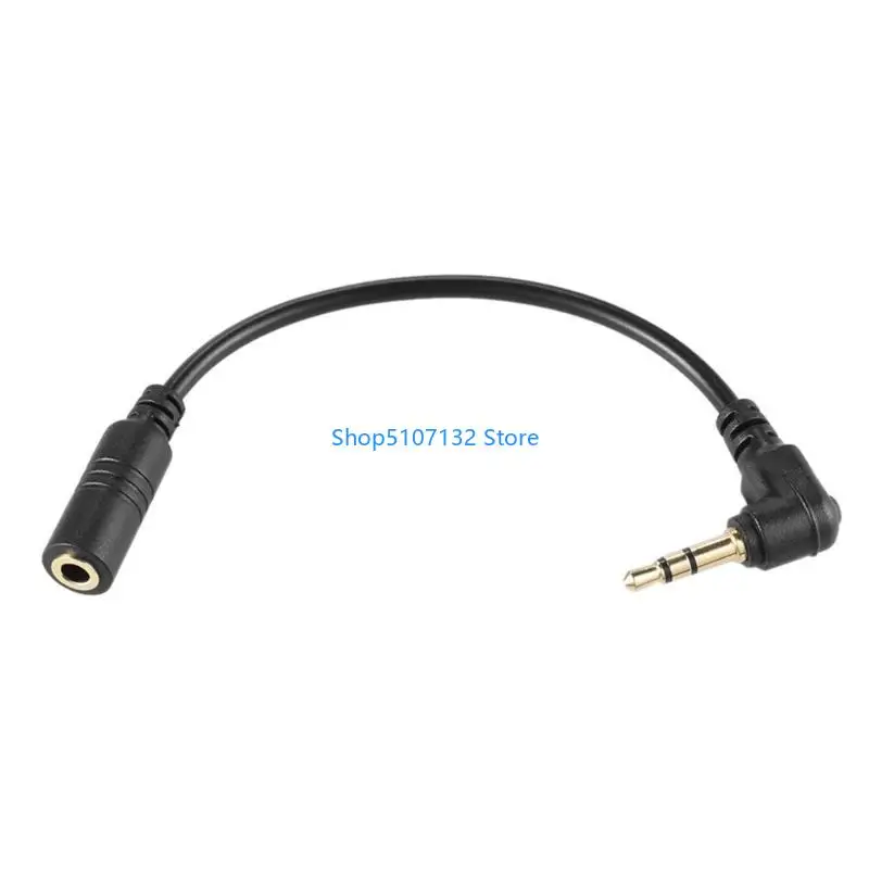 87HD 13cm Auditory Extension Cable 3.5mm to 3.5mm Extension for Smooth Connection