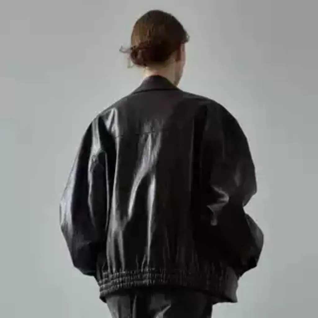 Damen-Herbst-Lederjacke im K-Stil, High-End-Designer-Nische, lockerer, schlanker, kurzer Stil, oberer Oberbekleidungsmantel