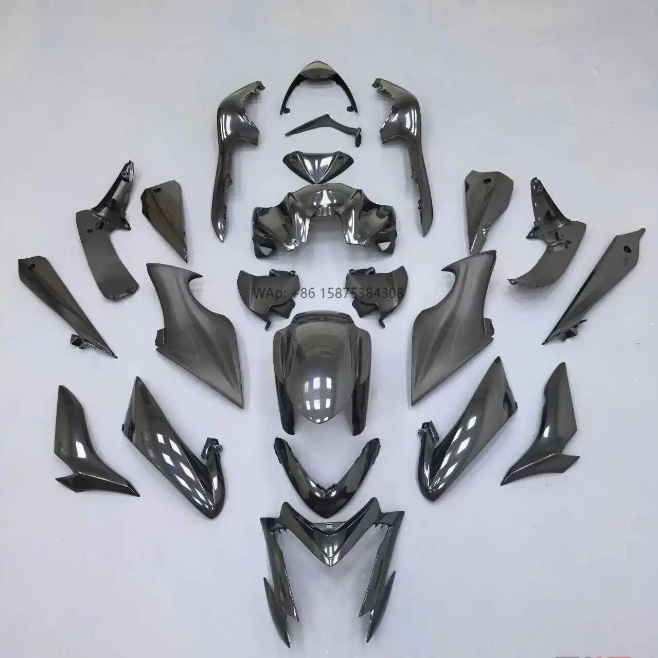 

Неокрашенный АБС-пластик, цветной обтекатель, комплект кузова, набор панелей, подходит для GSX-S1000 2015-2020, комплект обтекателя мотоцикла
