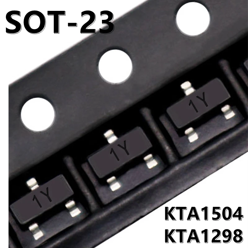 (50pcs) KTA1504 ASG KTA1298 1Y SMD Power Triode SOT-23 Transistors PNP