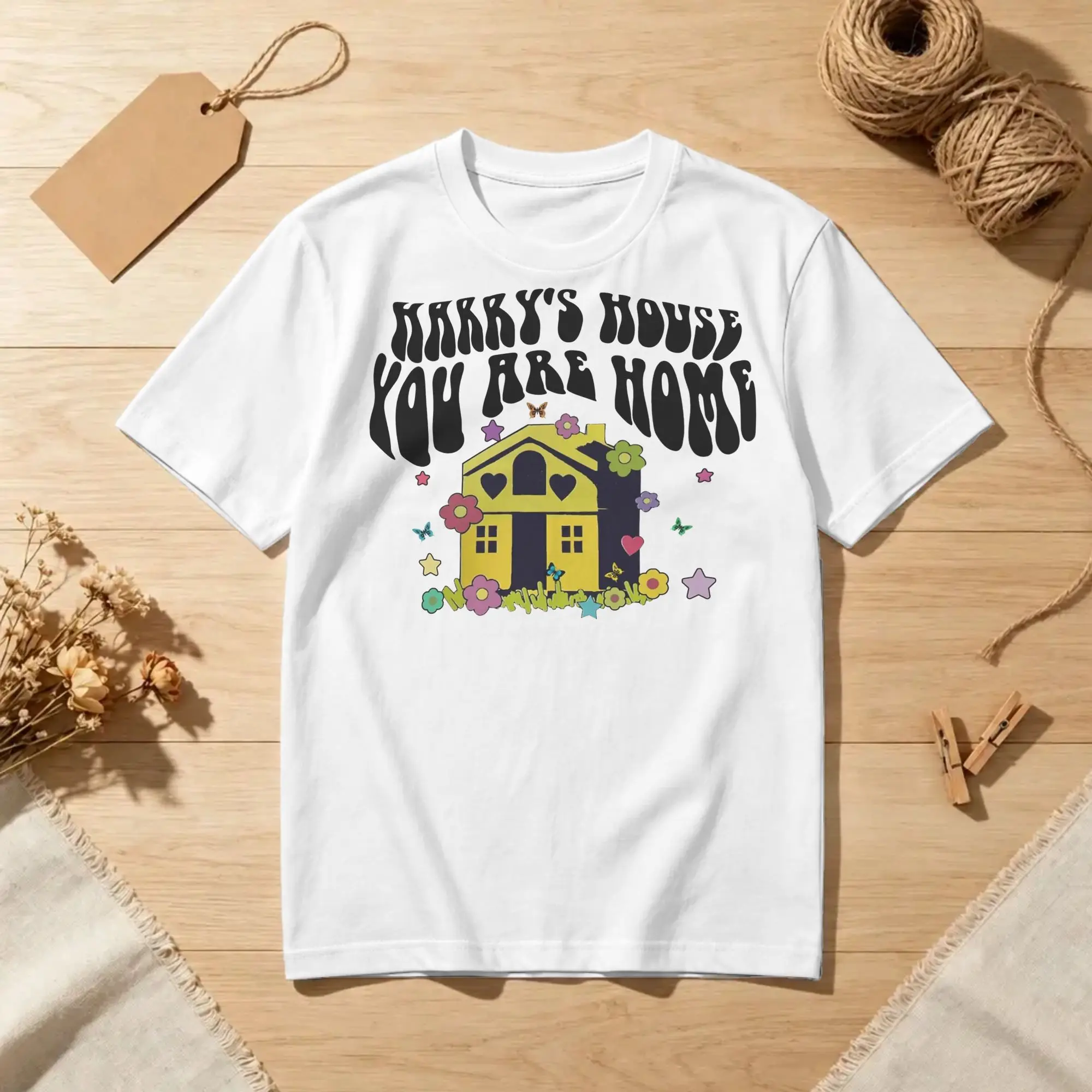 Funny Harrys Styles House T-Shirts Men Women Round Neck Cotton T Shirt  Short Sleeve Tee Shirt Plus Size Tops
