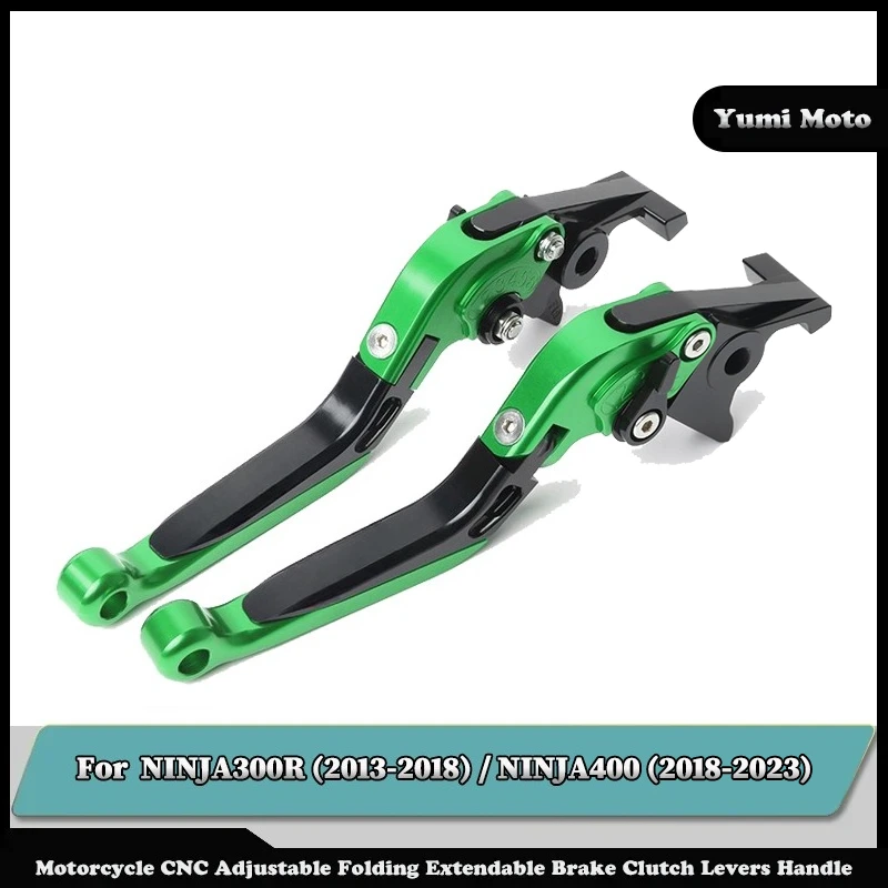

Motorcycle Folding Adjustable Brake Clutch Levers Handlebar For KAWASAKI NINJA300R 2013-2018 / NINJA400 2018-2023