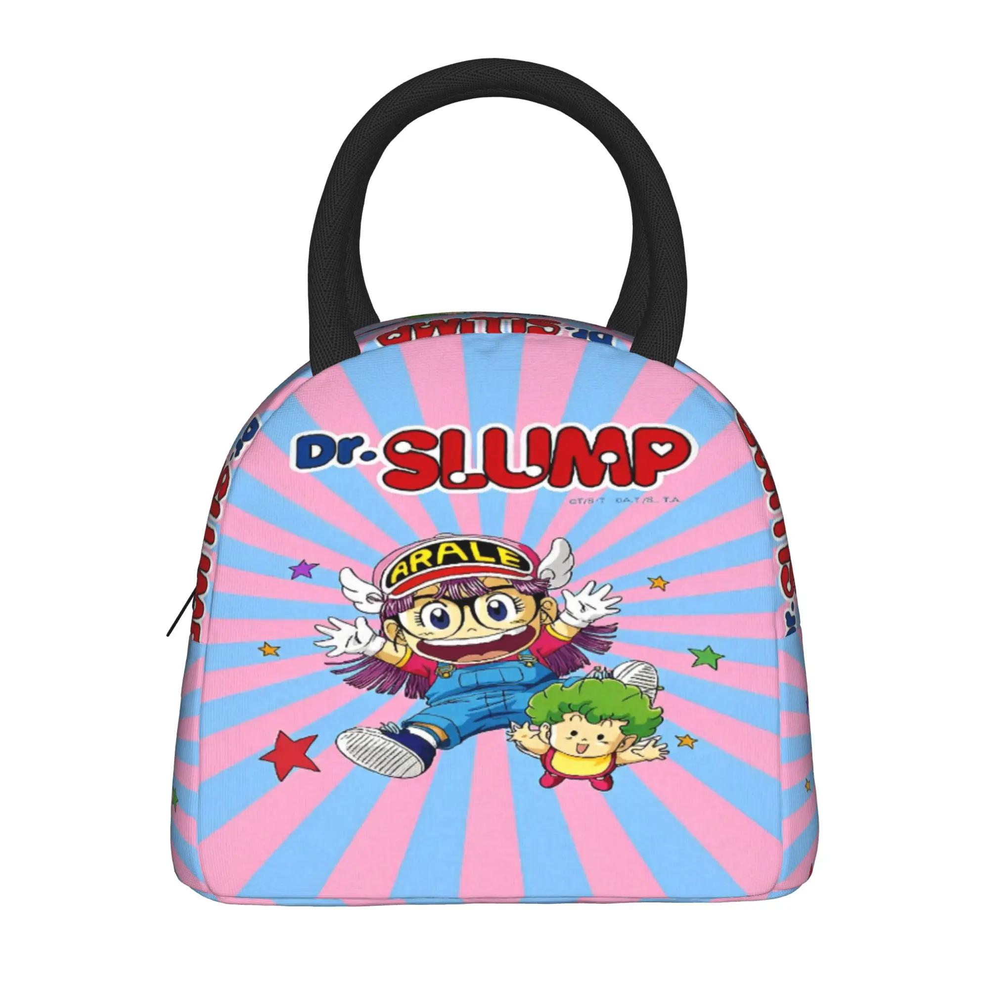 

Сумка для обеда Arale, повседневная сумка для еды с рисунком, удобная школьная сумка-тоут для мужчин, сумка-холодильник из оксфордской ткани с графическим рисунком
