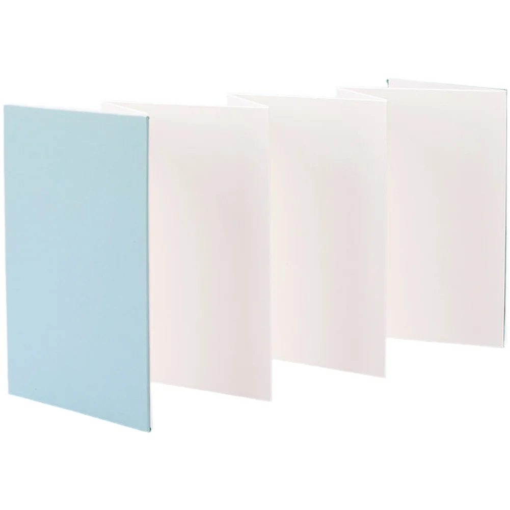 Travel Foldable Sketchbook with 300g Cotton Paper for Artistic Painting Sketching Colored Pencils and Ink Work