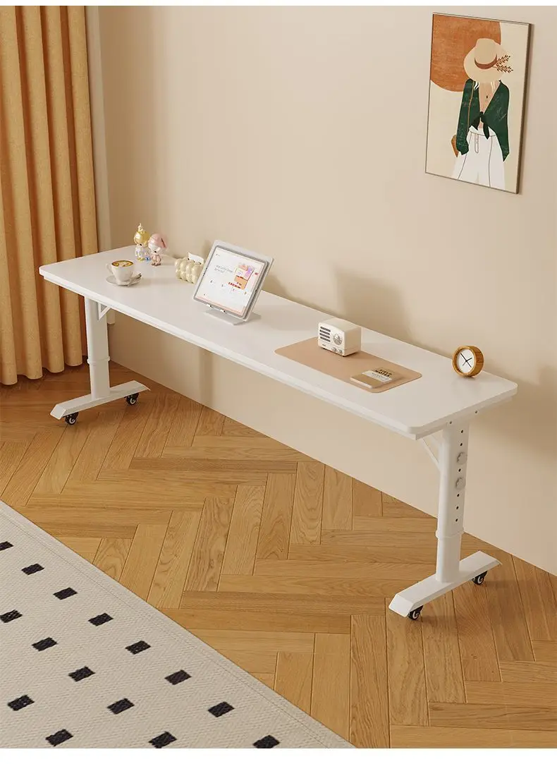 Cross-bed table computer table movable and liftable simple computer table home wall-mounted bedside workbench lazy desk