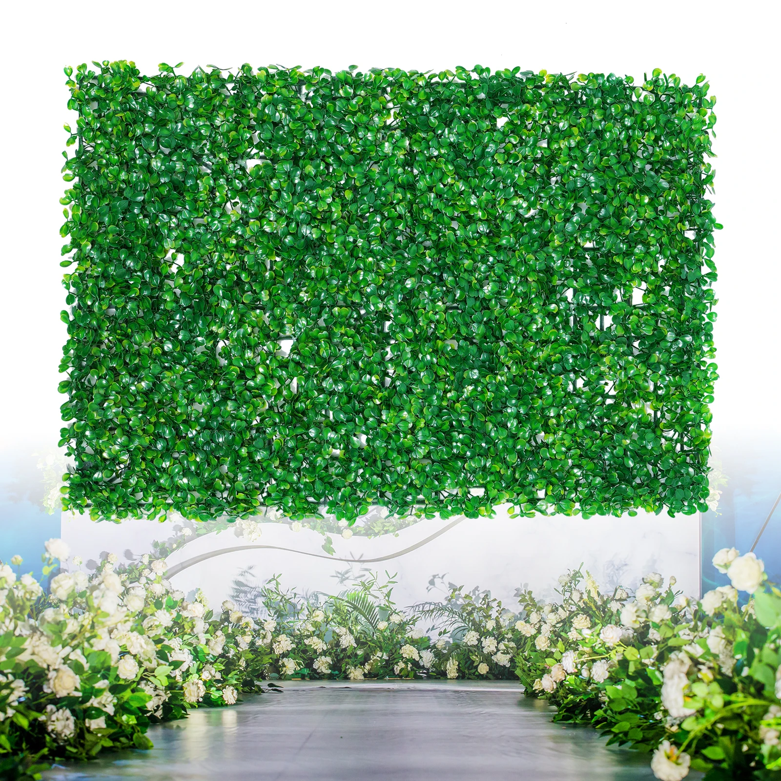 

12pcs Artificial Plants Grass Wall Panel Room Decor Backdrop Fake Flowers Home Decor Privacy Fence Backyard Hedge Panels