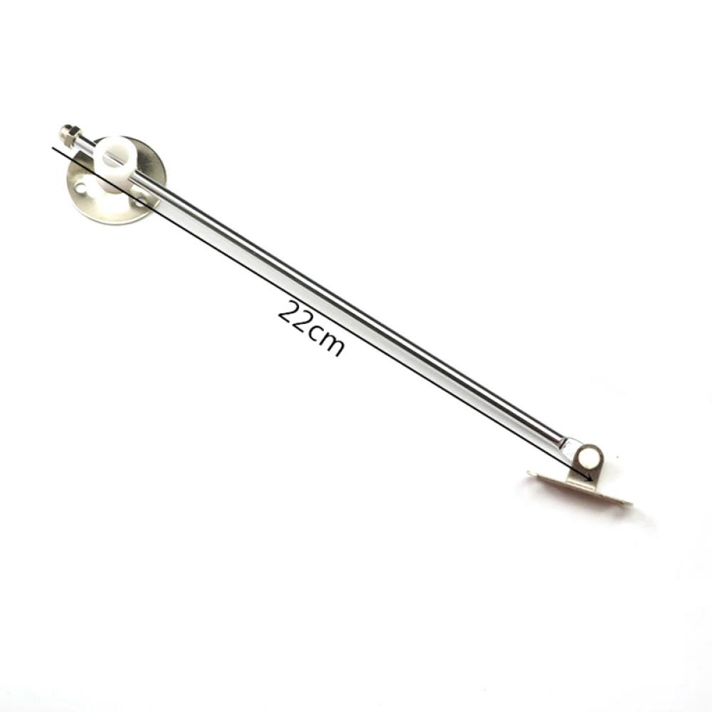 1x 220mm Cupboard Hinge Lift Up Flat Door Arm Stay Cabinet/Cupboard Lid Drop Down Hydraulic Hinge Support Rod Spring Buffer Gas