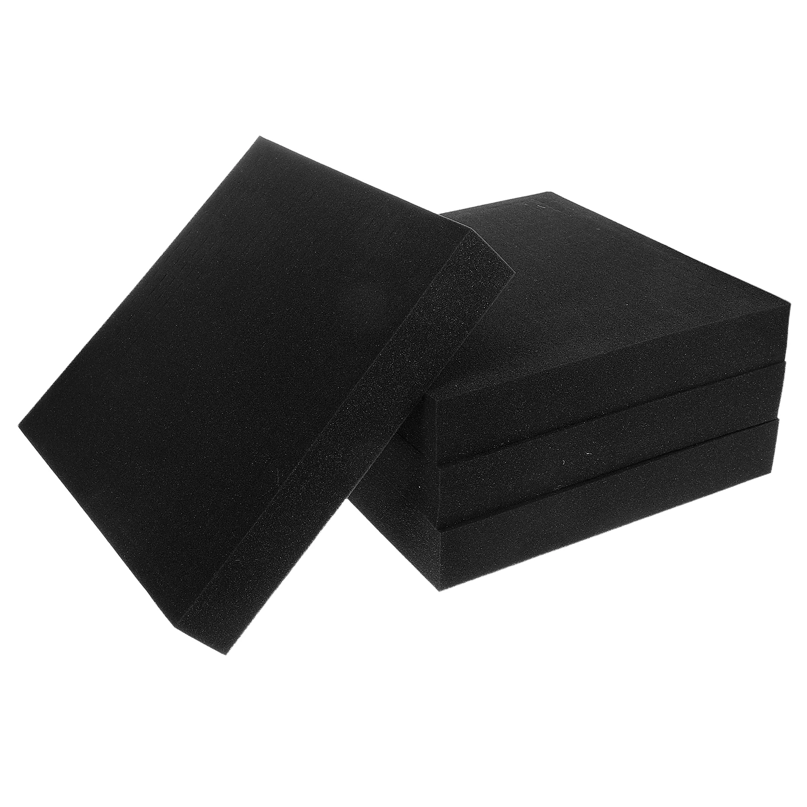 

4pcs Rebound Foam Sheets Density Packing Pad Utility Sponge Foam Inserts For Tool Box Toolbox Insert Cleaning Absorbing Stain