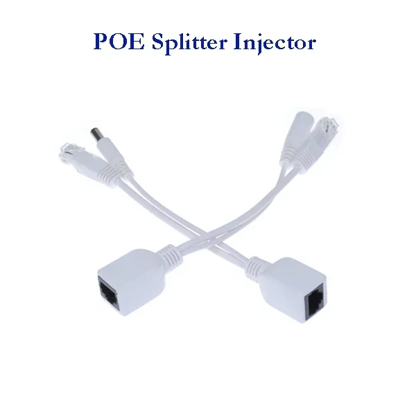 Afgeschermde Poe-Kabel, Poe Adapter Kabel, Poe Splitter Injector Voeding Module 12-48V Synthesizer Separator Combiner