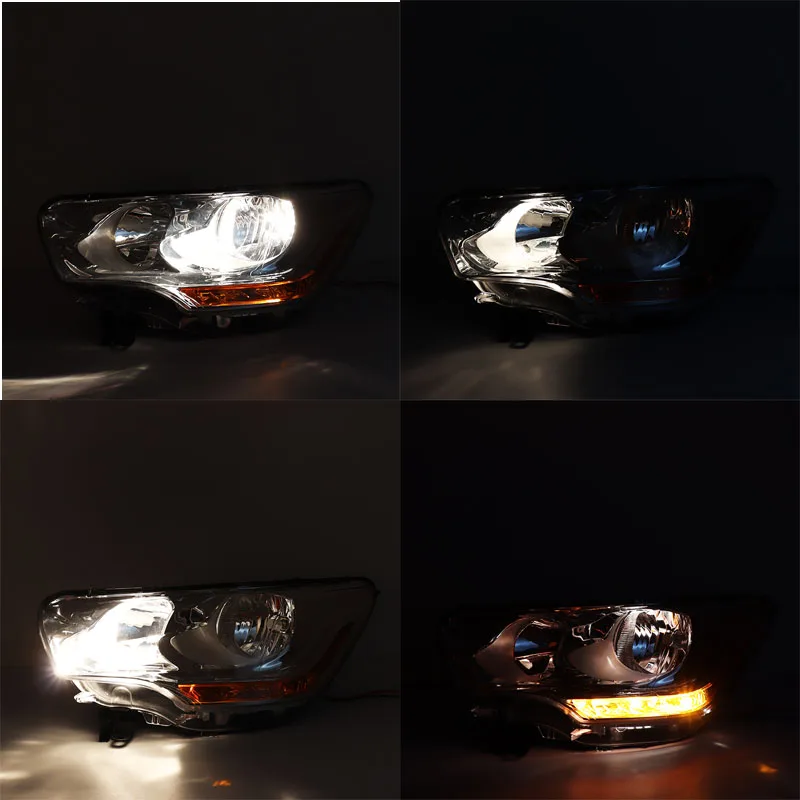 Car Accessories For Citroen C4 II 2010-2016 Auto Front Bumper Headlight Signal Lamp Driving Lights Housing Head Light Assembly