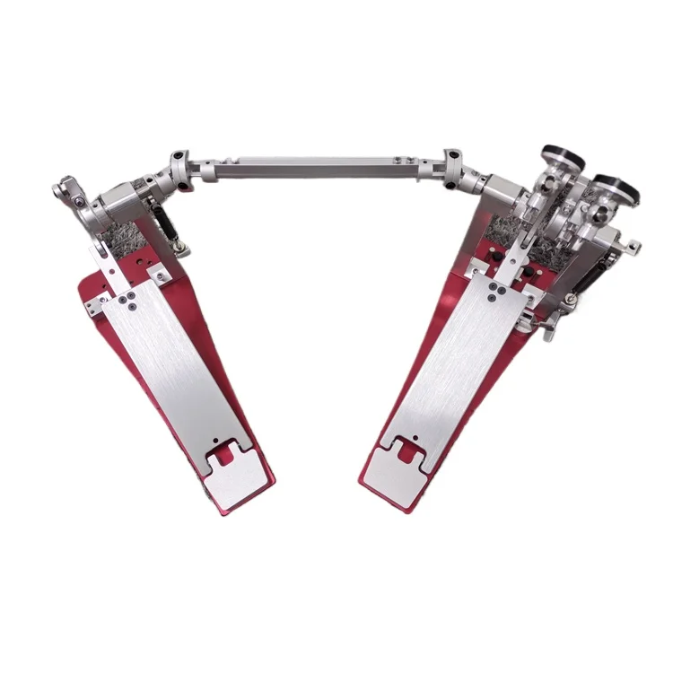 High Grade CNC Smooth Durable Quiet Good Handling Direct Drive Double Bass Drum Pedal with Hard case