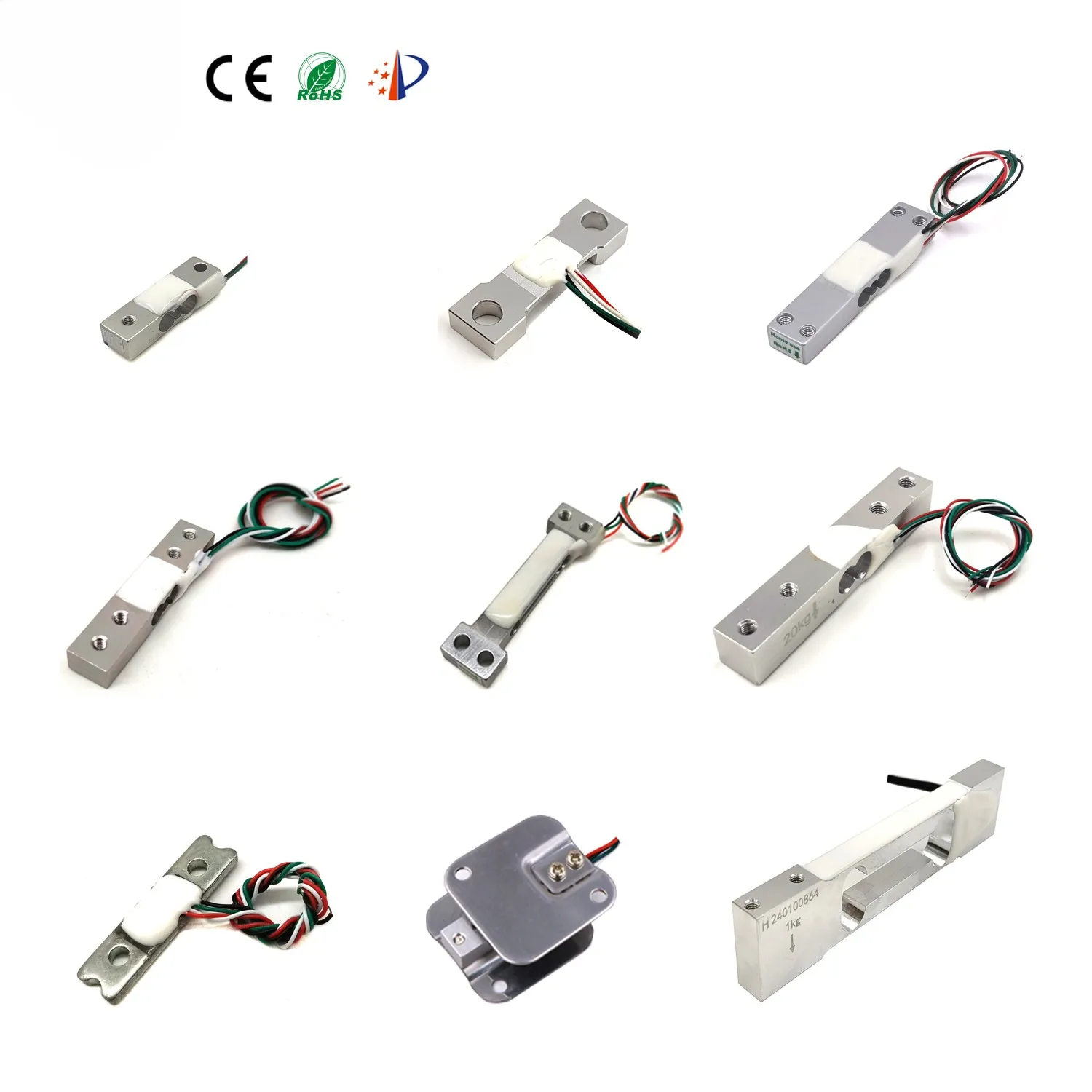 2pcs freel shipping 2kg,3kg,5kg,10kg,20kg aluminium alloy micro single point load cell  beam weighing sensor TAL220A