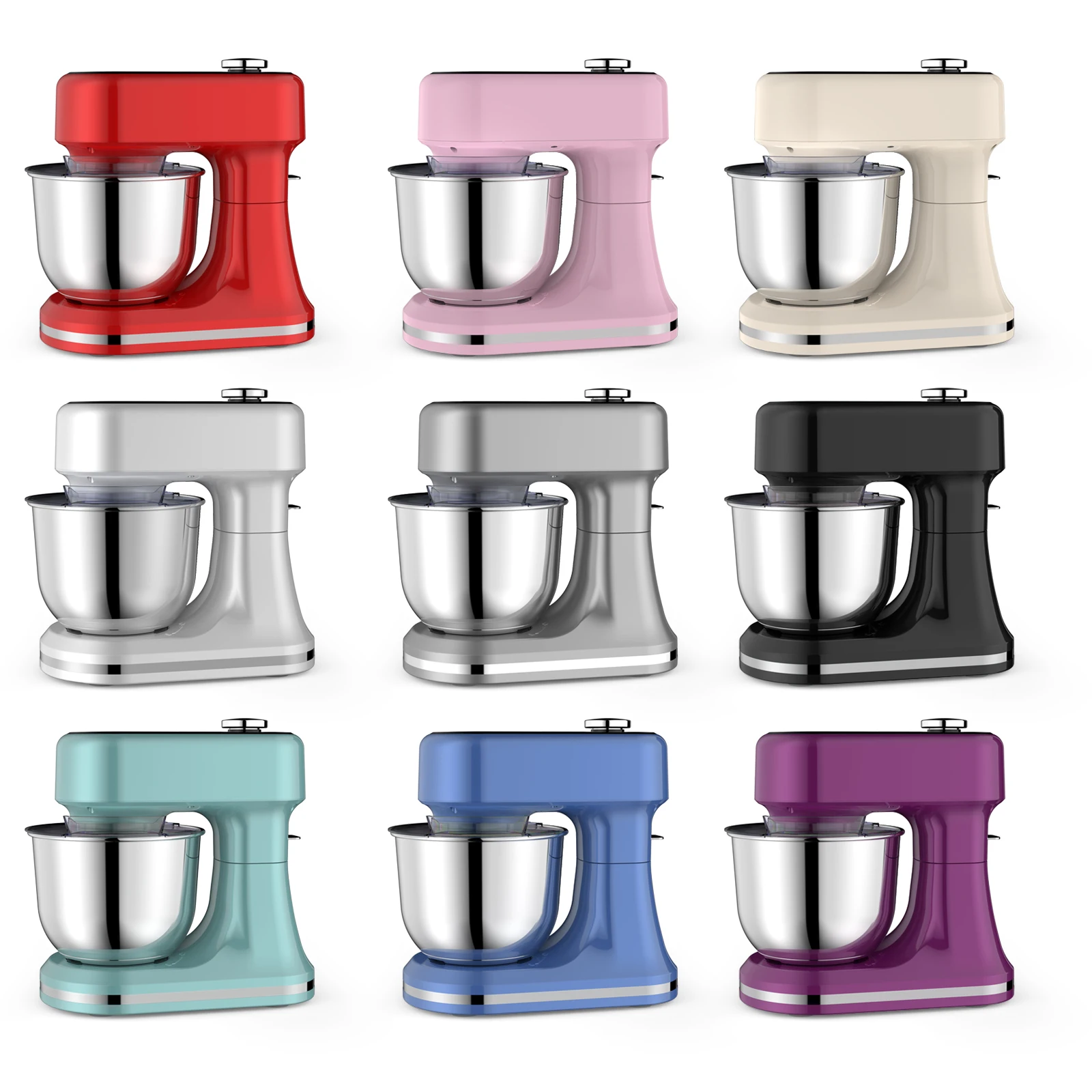 Profession 5L Stand Mixer 1500W 12Speeds Cake Machine Food  Planetary Dough Mixer Kitchen Small Household Appliances view 6