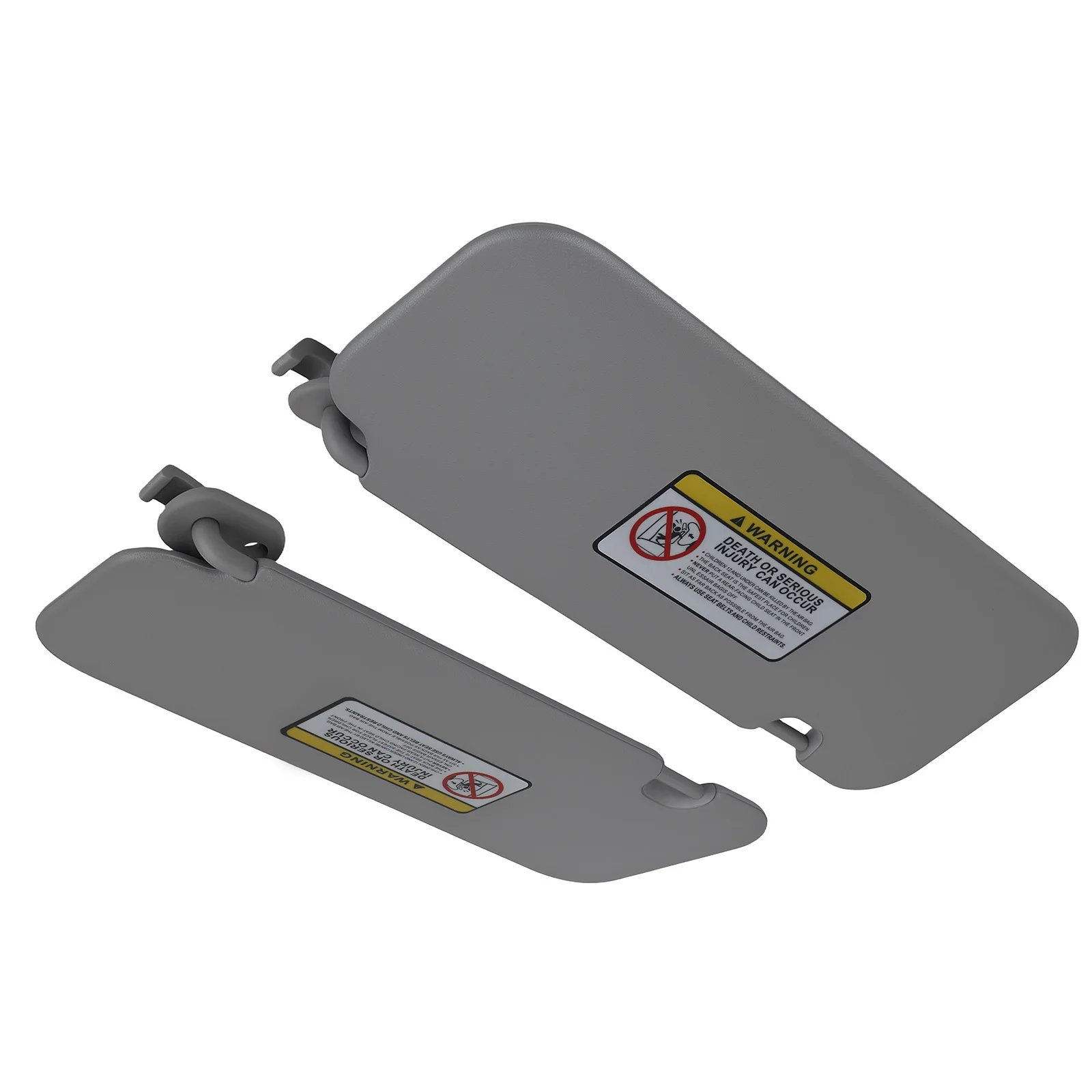 

Left Right Sun Visor for Hyundai Elantra Limited 2.0L 2016-2019 Gray