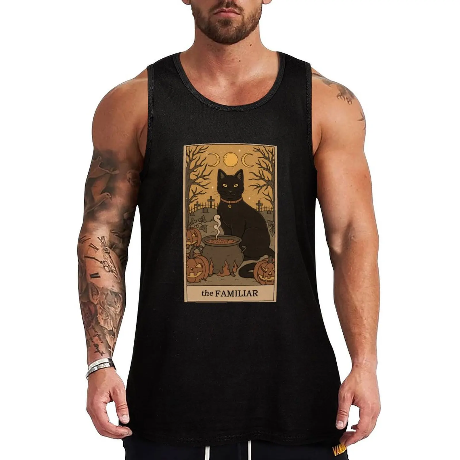 

The Familiar Tank Top man sexycostume Short sleeve training weight vest