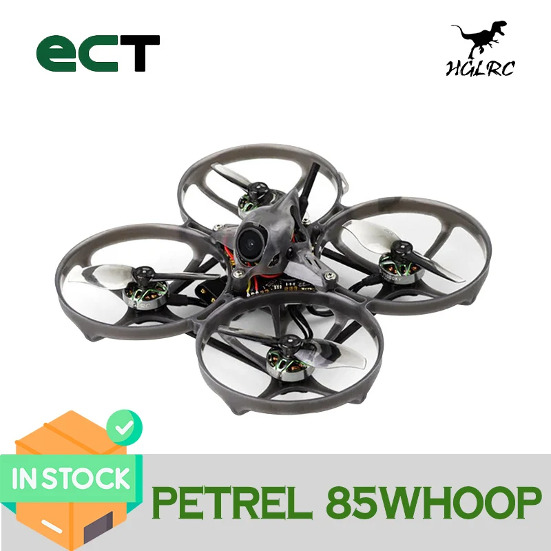 HGLRC Petrel 85Whoop محرك بدون فرشاة داخلي طائرة بدون طيار FPV Tinywhoop Quadcopter دخول المبتدئين في الطيران الخفيف