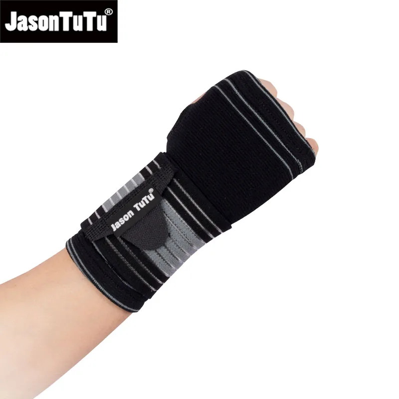 JASONTUTU 1 PCS Boxing Hand Wraps Wrist Brace Joint Protector Weightlifting Wrist Straps Support Protective Wrap