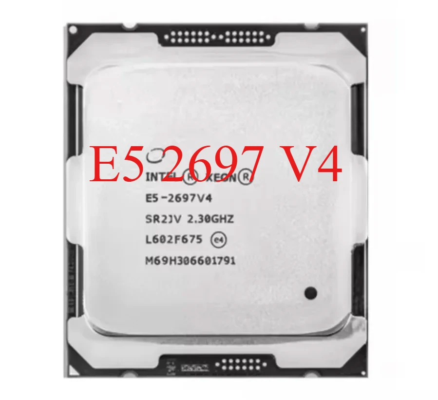 1pcs Intel Xeon E5 2697 V4 CPU LGA 2011-3 Processore 18 Core 2.30GHz 145W SR2JV Used Test perfect