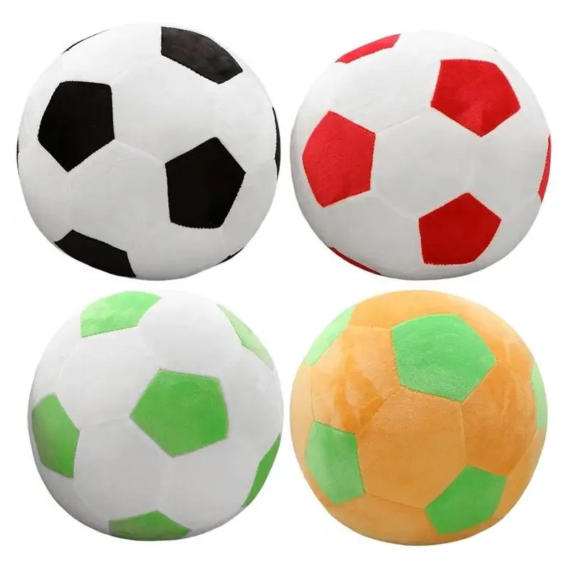 20Cm Simulatie Gevulde Voetbal Pluche Speelgoed Imitatie Voetbal Zachte Pop Voor Kinderen Presenteert Cadeau Vroege Educatie Speelgoed