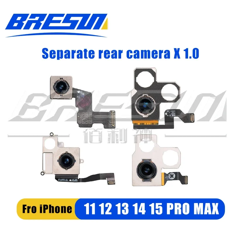 iPhone Independent Rear Camera X 1 for iPhone 11 12 13 14 15 Pro Max Mini Plus Separate Camera Camera Parts Repair Replacement