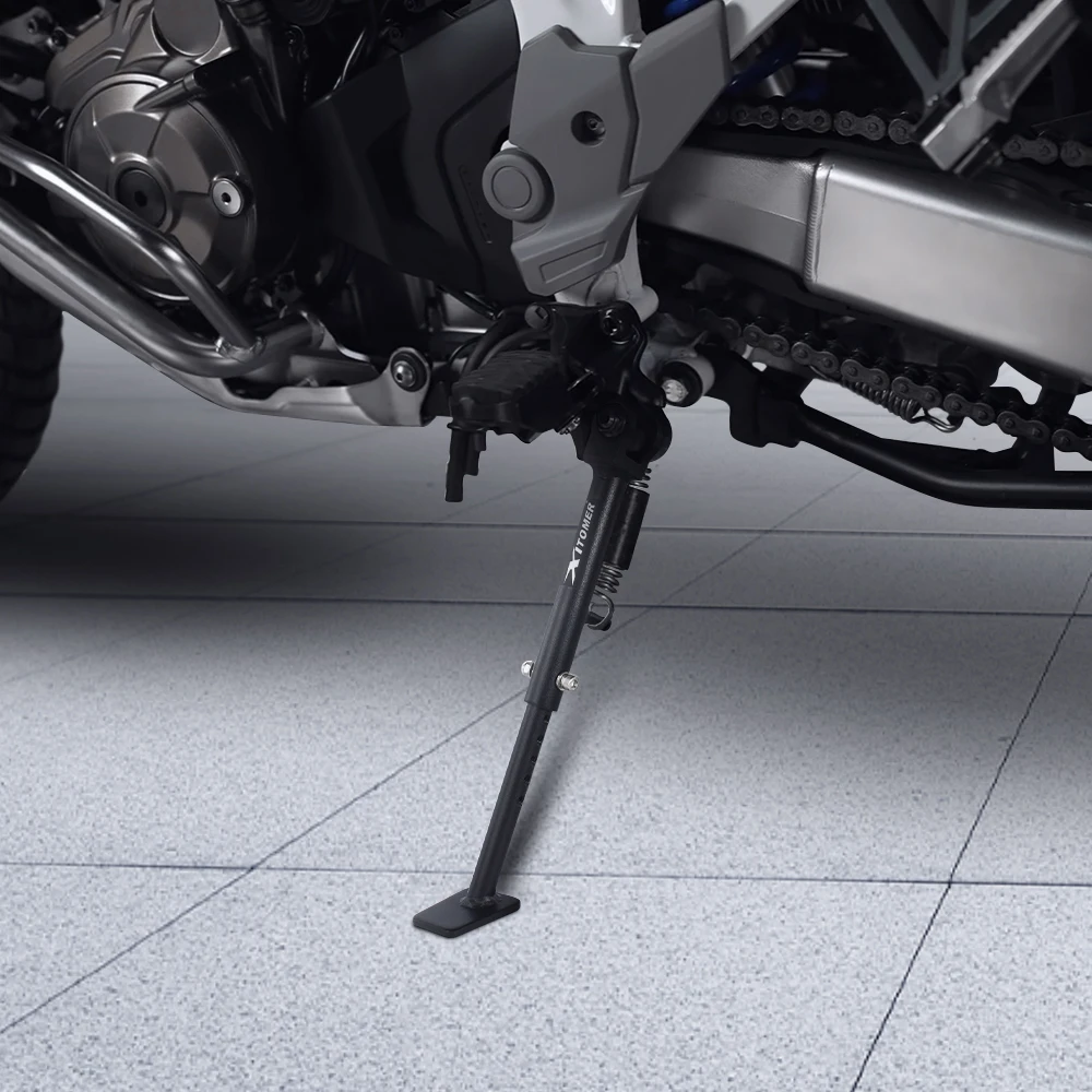

Fit For Honda Africa Twin CRF1100L 2020 2021 2022 2023 2024 2025 CRF 1100L Motorcycle Adjustable Side Kick Stand Steel Kickstand