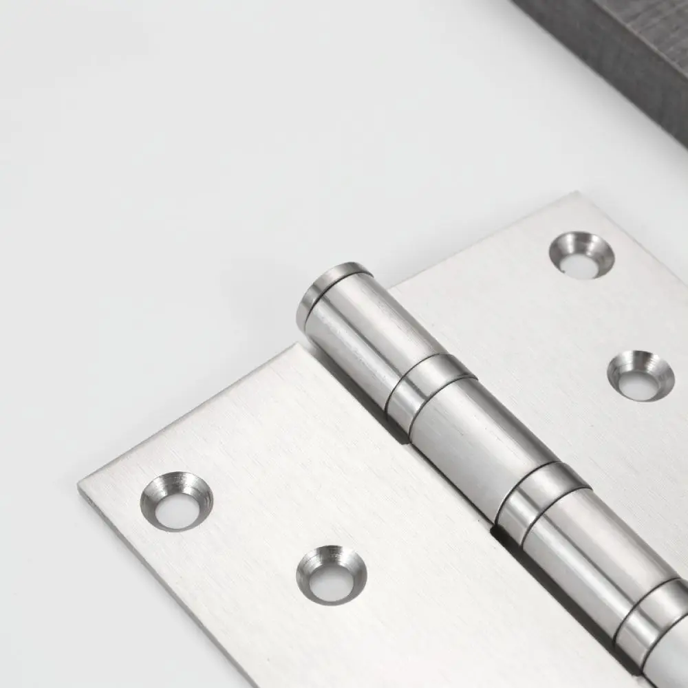 High Performance 304 Stainless Steel Door Hinge Silent Bearing Butt Hinges For Interior Wooden Door Hardware